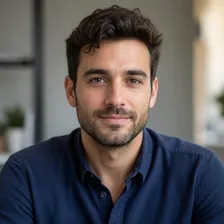 Realistic professional author portrait for Bison Casino website, showing an approachable, intelligent, and trustworthy adult 